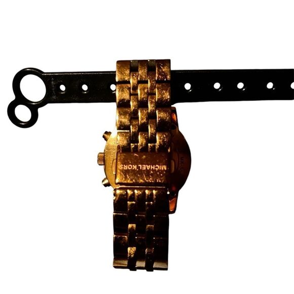 Michael Kors Gold Tone Chronograph Watch